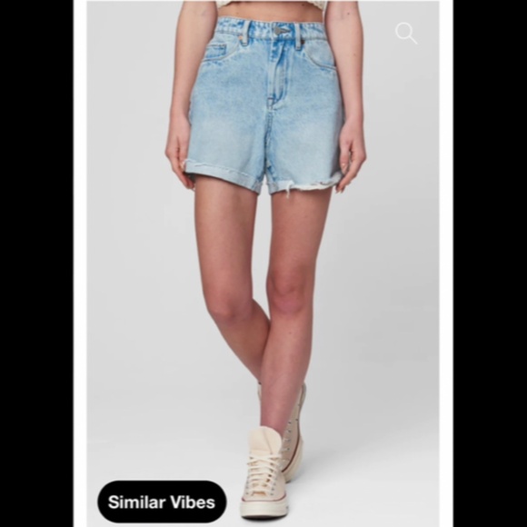 Blank NYC The Perry Mom Shorts Cuffed Hem in Party Everyday Size 29 - NWT - Picture 2 of 16